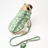 Snoot Style Dog Puffer Jacket with Harness Hole.