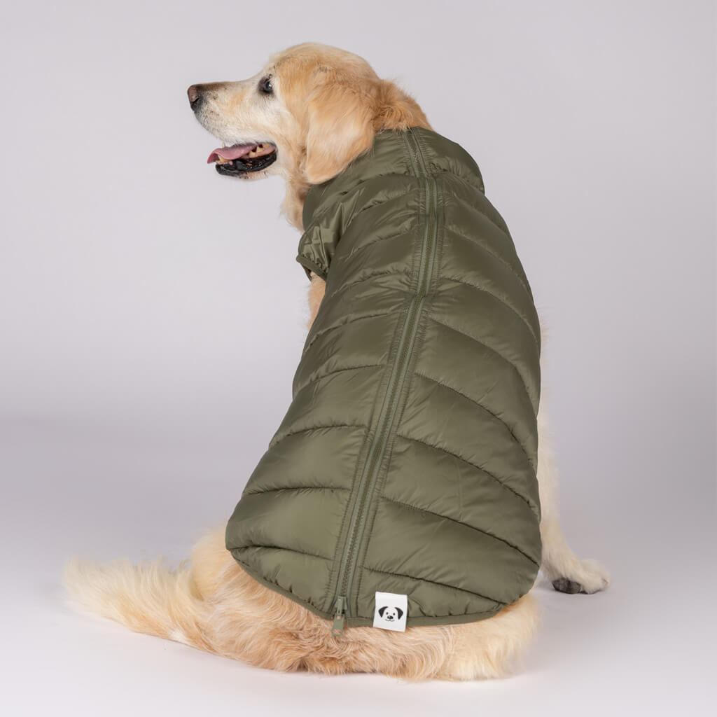 Dog Puffer Jacket for Large Dogs.