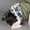 Snoot Style Reversible Dog Puffer Jacket.