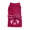 Tie-Up Dog Towel Robe Snoot Style
