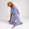 Snoot Style dog drying coat.