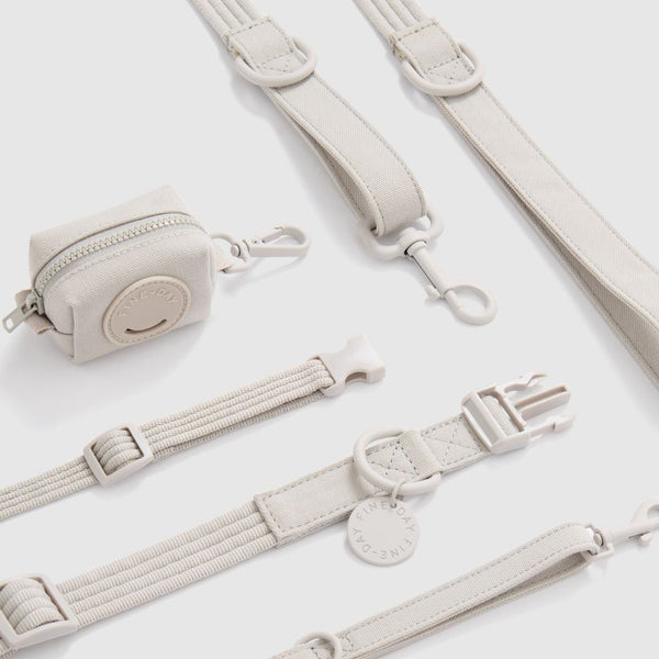 Recycled dog collar and matching lead Snoot Style.