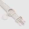 Recycled dog collar with ID tag Snoot Style.