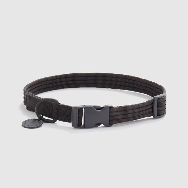 Snoot Style black recycled dog collar.