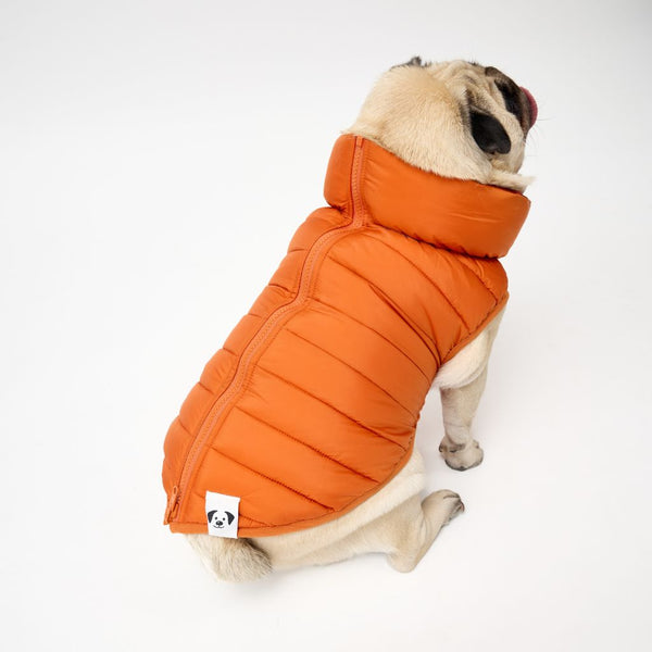 Dog Puffer Jacket Easy On/Off Snoot Style.