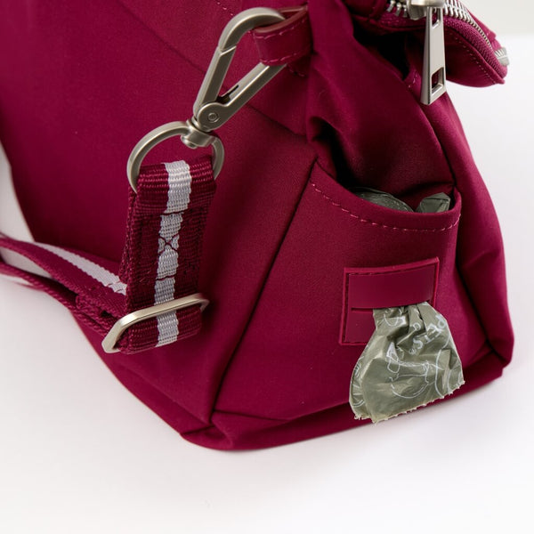 Dog Walking Bag with built in poo bag holder.