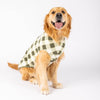 Fleece Dog Coat for Large Dogs with Back Zip.