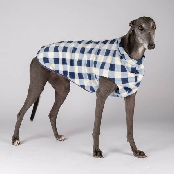 Fleece Dog Coat for Greyhounds.