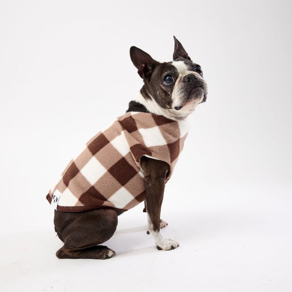 Xtra Small Dog Fleece Coat Snoot Style.