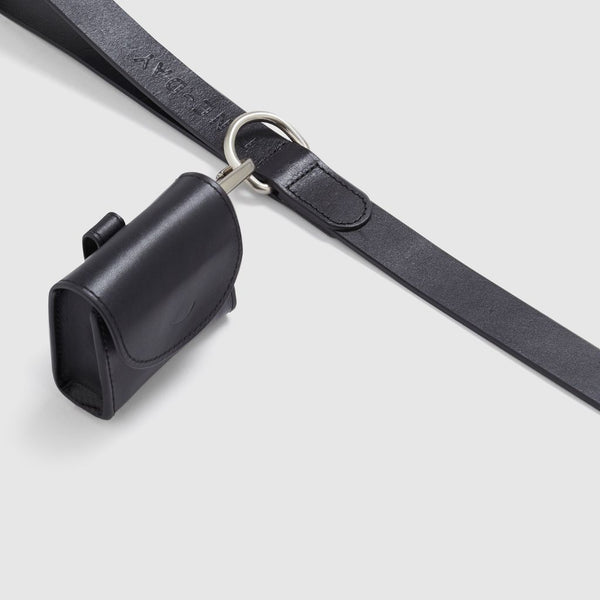 Quality Leather Dog Poop Bag Holder Snoot Style