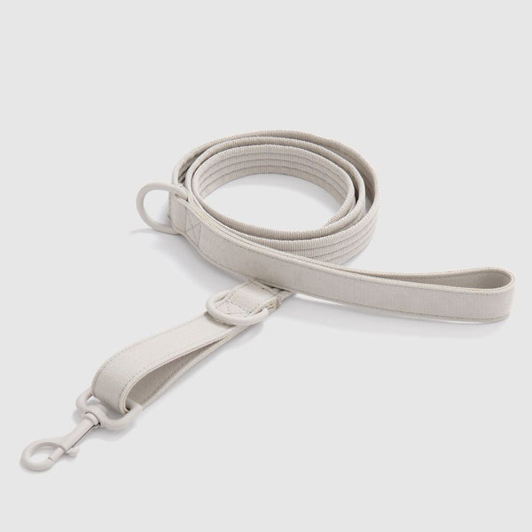 Beige Lightweight Recycled Dog Lead Snoot Style 