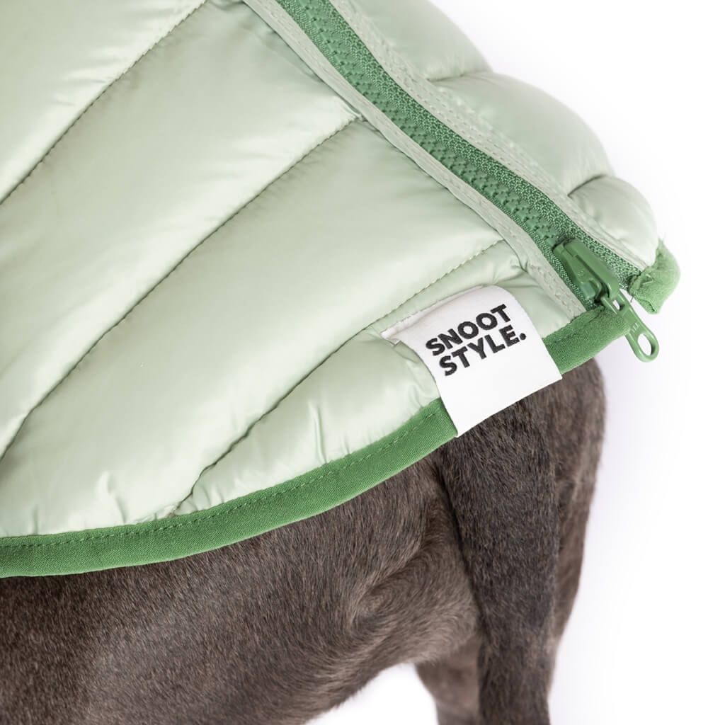 The Winterproof Reversible Dog Puffer Jacket | Elm Green