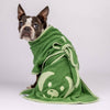 Snoot Style small dog towel robe.