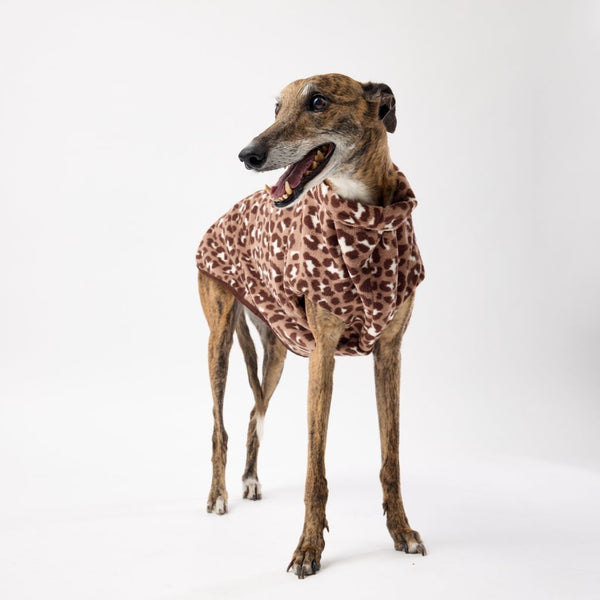 Snoot Style Fleece Dog Coat for Greyhounds