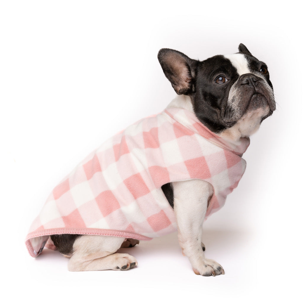 Snoot Style fleece dog coat.