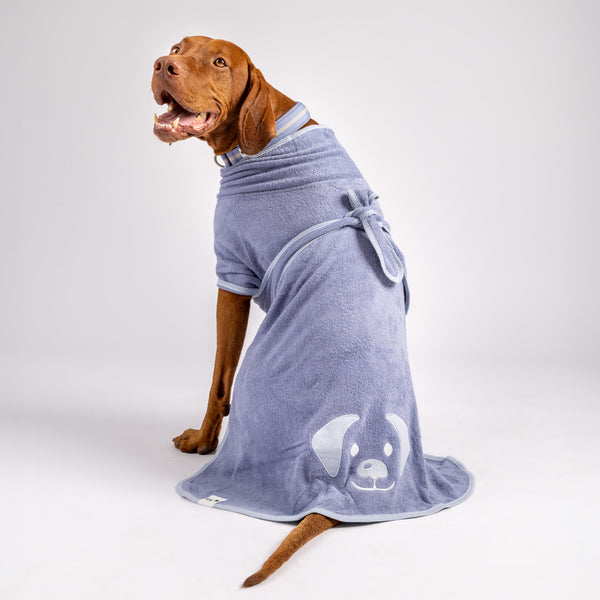 Snoot Style dog drying coat.