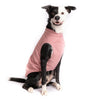 Snoot Style pink waterproof coat for dogs.