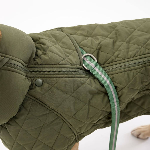 Winter Dog Coat with Harness Hole Snoot Style